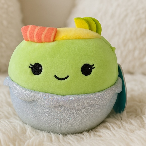 Squishmallows Anjara Burrito Sushi Roll Plush S5 #2039 5” NWT - Picture 1 of 10
